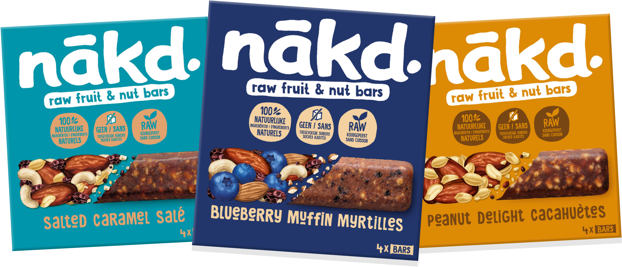pack raw barres nakd